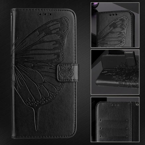 Embossed Butterfly Leather Phone Case, For Samsung Galaxy M56 5G, For Samsung Galaxy M35