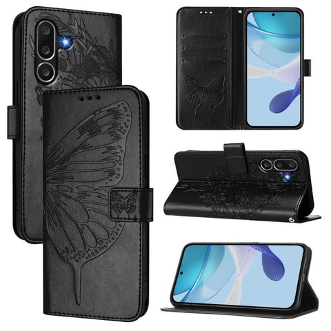 Embossed Butterfly Leather Phone Case, For Samsung Galaxy M56 5G, For Samsung Galaxy M35