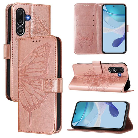 Embossed Butterfly Leather Phone Case, For Samsung Galaxy M56 5G, For Samsung Galaxy M35