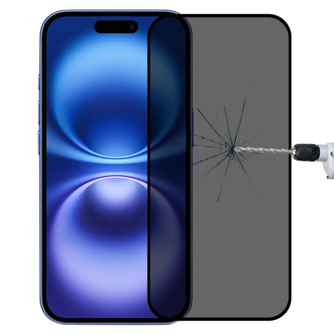 Full Cover Anti-spy Silk Screen Tempered Glass Film, For iPhone 17 Pro Max, For iPhone 17 Pro, For iPhone 17, For iPhone Air, For iPhone 16 Pro Max, For iPhone 16 Pro, For iPhone 16 Plus, For iPhone 16