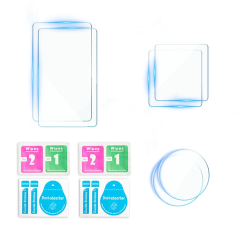 3 in 1 Lens Protector Front and Rear Screen Tempered Glass Films, For DJI Osmo Action 5 Pro