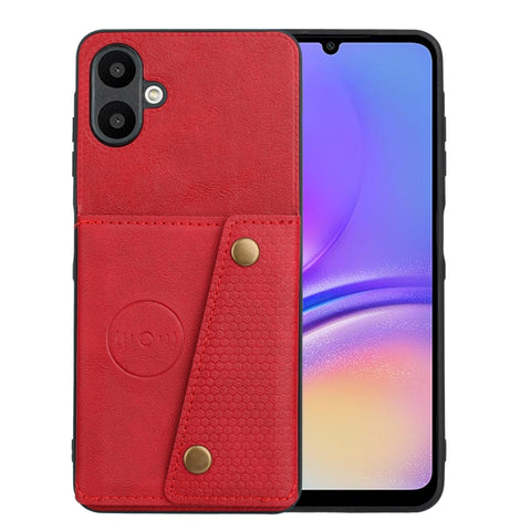 Double Buckle Card Slots Magnetic Phone Case, For Samsung Galaxy A57 5G, For Samsung Galaxy A37 5G, For Galaxy A27 5G, For Galaxy A07 5G Global, For Samsung Galaxy A17 / A26 5G, For Samsung Galaxy A56 5G, For Samsung Galaxy A36 5G                      ...