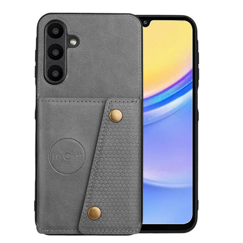 Double Buckle Card Slots Magnetic Phone Case, For Samsung Galaxy A57 5G, For Samsung Galaxy A37 5G, For Galaxy A27 5G, For Galaxy A07 5G Global, For Samsung Galaxy A17 / A26 5G, For Samsung Galaxy A56 5G, For Samsung Galaxy A36 5G                      ...