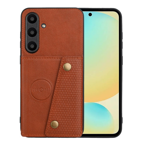 Double Buckle Card Slots Magnetic Phone Case, For Samsung Galaxy A57 5G, For Samsung Galaxy A37 5G, For Galaxy A27 5G, For Galaxy A07 5G Global, For Samsung Galaxy A17 / A26 5G, For Samsung Galaxy A56 5G, For Samsung Galaxy A36 5G                      ...