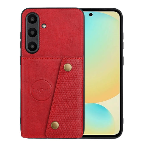 Double Buckle Card Slots Magnetic Phone Case, For Samsung Galaxy A57 5G, For Samsung Galaxy A37 5G, For Galaxy A27 5G, For Galaxy A07 5G Global, For Samsung Galaxy A17 / A26 5G, For Samsung Galaxy A56 5G, For Samsung Galaxy A36 5G                      ...