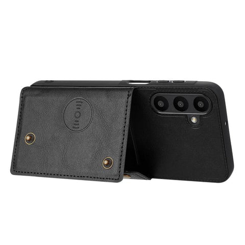 Double Buckle Card Slots Magnetic Phone Case, For Samsung Galaxy A57 5G, For Samsung Galaxy A37 5G, For Galaxy A27 5G, For Galaxy A07 5G Global, For Samsung Galaxy A17 / A26 5G, For Samsung Galaxy A56 5G, For Samsung Galaxy A36 5G                      ...