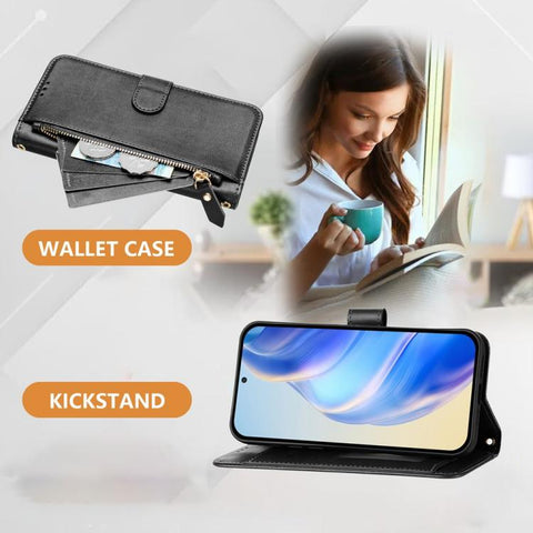 Multi-Card Slots Zipper Wallet Leather Phone Case, For Samsung Galaxy XCover7 Pro, For Samsung Galaxy XCover7 5G Global, For Samsung Galaxy XCover6 Pro, For Samsung Galaxy XCover 5