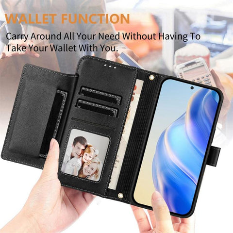 Multi-Card Slots Zipper Wallet Leather Phone Case, For Samsung Galaxy XCover7 Pro, For Samsung Galaxy XCover7 5G Global, For Samsung Galaxy XCover6 Pro, For Samsung Galaxy XCover 5
