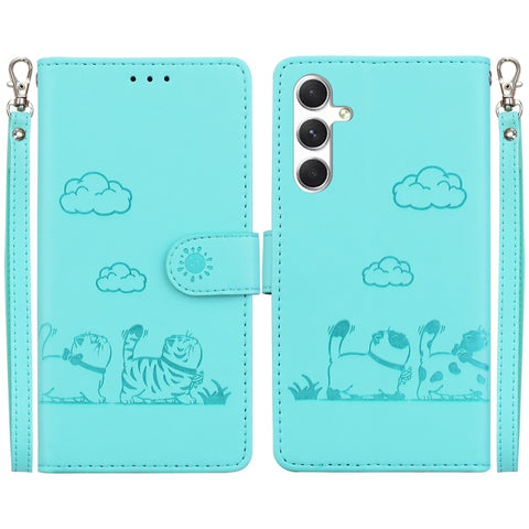 Cute Cats RFID Leather Phone Case, For Galaxy S26 FE 5G, For Samsung Galaxy S26+ 5G, For Samsung Galaxy S26 Edge 5G, For Samsung Galaxy S26 Ultra 5G, For Samsung Galaxy S26 5G, For Samsung Galaxy S25 FE 5G, For Samsung Galaxy S25 Edge 5G               ...