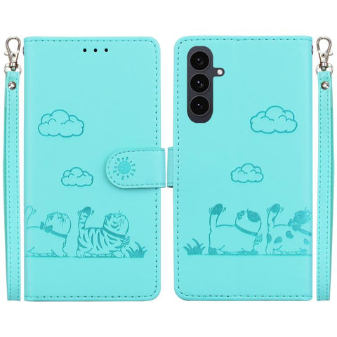 Cute Cats RFID Leather Phone Case, For Galaxy S26 FE 5G, For Samsung Galaxy S26+ 5G, For Samsung Galaxy S26 Edge 5G, For Samsung Galaxy S26 Ultra 5G, For Samsung Galaxy S26 5G, For Samsung Galaxy S25 FE 5G, For Samsung Galaxy S25 Edge 5G               ...