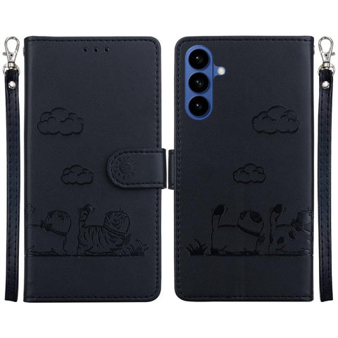 Cute Cats RFID Leather Phone Case, For Galaxy S26 FE 5G, For Samsung Galaxy S26+ 5G, For Samsung Galaxy S26 Edge 5G, For Samsung Galaxy S26 Ultra 5G, For Samsung Galaxy S26 5G, For Samsung Galaxy S25 FE 5G, For Samsung Galaxy S25 Edge 5G               ...
