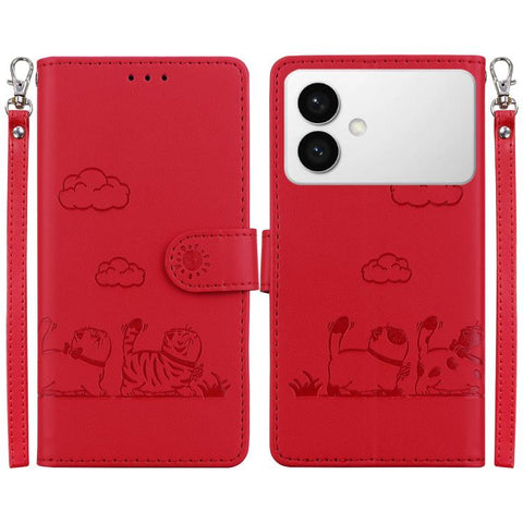 Cute Cats RFID Leather Phone Case, For Galaxy S26 FE 5G, For Samsung Galaxy S26+ 5G, For Samsung Galaxy S26 Edge 5G, For Samsung Galaxy S26 Ultra 5G, For Samsung Galaxy S26 5G, For Samsung Galaxy S25 FE 5G, For Samsung Galaxy S25 Edge 5G               ...