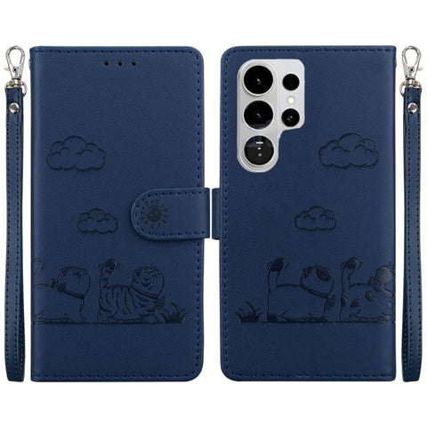 Cute Cats RFID Leather Phone Case, For Galaxy S26 FE 5G, For Samsung Galaxy S26+ 5G, For Samsung Galaxy S26 Edge 5G, For Samsung Galaxy S26 Ultra 5G, For Samsung Galaxy S26 5G, For Samsung Galaxy S25 FE 5G, For Samsung Galaxy S25 Edge 5G               ...