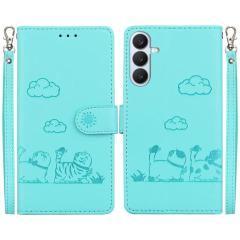Cute Cats RFID Leather Phone Case, For Galaxy S26 FE 5G, For Samsung Galaxy S26+ 5G, For Samsung Galaxy S26 Edge 5G, For Samsung Galaxy S26 Ultra 5G, For Samsung Galaxy S26 5G, For Samsung Galaxy S25 FE 5G, For Samsung Galaxy S25 Edge 5G               ...