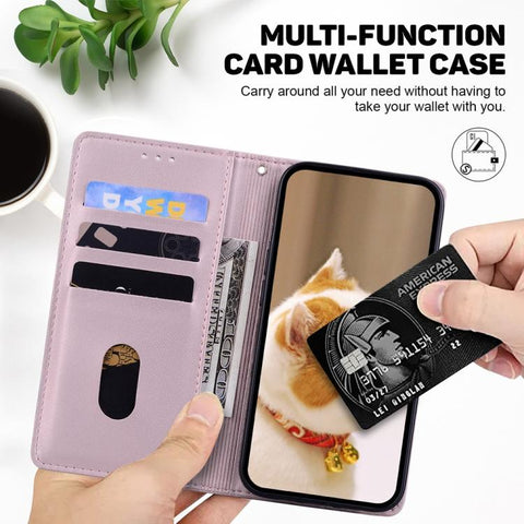 Cute Cats RFID Leather Phone Case, For Galaxy S26 FE 5G, For Samsung Galaxy S26+ 5G, For Samsung Galaxy S26 Edge 5G, For Samsung Galaxy S26 Ultra 5G, For Samsung Galaxy S26 5G, For Samsung Galaxy S25 FE 5G, For Samsung Galaxy S25 Edge 5G               ...