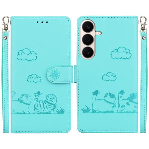Cute Cats RFID Leather Phone Case, For Galaxy S26 FE 5G, For Samsung Galaxy S26+ 5G, For Samsung Galaxy S26 Edge 5G, For Samsung Galaxy S26 Ultra 5G, For Samsung Galaxy S26 5G, For Samsung Galaxy S25 FE 5G, For Samsung Galaxy S25 Edge 5G               ...