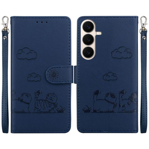 Cute Cats RFID Leather Phone Case, For Galaxy S26 FE 5G, For Samsung Galaxy S26+ 5G, For Samsung Galaxy S26 Edge 5G, For Samsung Galaxy S26 Ultra 5G, For Samsung Galaxy S26 5G, For Samsung Galaxy S25 FE 5G, For Samsung Galaxy S25 Edge 5G               ...