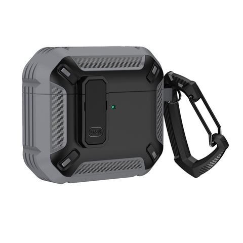 Shield Shockproof Earphone Protective Case with Hook, For AirPods 4 / AirPods 5