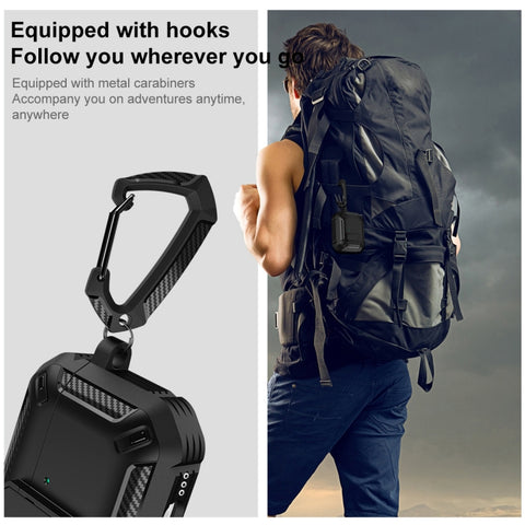 Shield Shockproof Earphone Protective Case with Hook, For AirPods 4 / AirPods 5