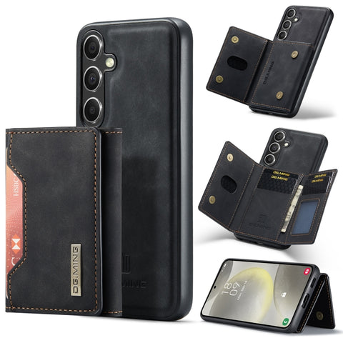 DG.MING M2 Series 3-Fold Multi Card Bag + Magnetic Phone Case, For Samsung Galaxy S24 FE 5G