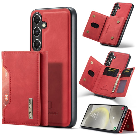 DG.MING M2 Series 3-Fold Multi Card Bag + Magnetic Phone Case, For Samsung Galaxy S24 FE 5G