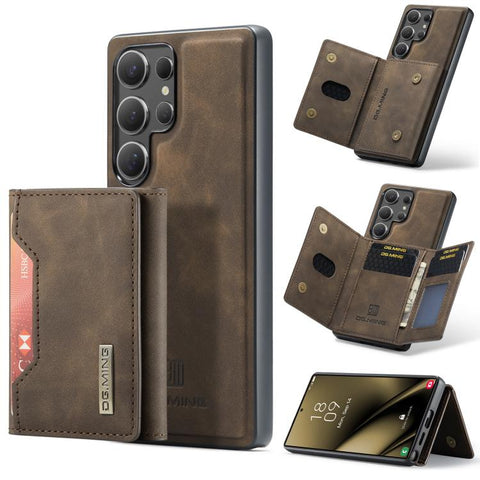 DG.MING M2 Series 3-Fold Multi Card Bag + Magnetic Phone Case, For Galaxy S26 FE 5G, For Samsung Galaxy S26+ 5G, For Samsung Galaxy S26 Ultra 5G, For Samsung Galaxy S26 5G, For Samsung Galaxy S25 FE 5G, For Samsung Galaxy S25 Edge 5G, For Galaxy S25 5G...