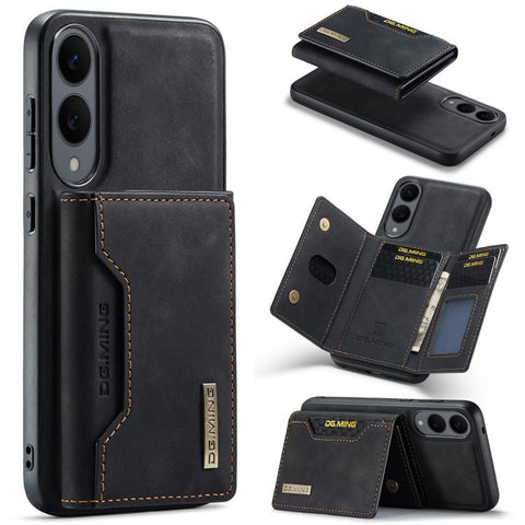 DG.MING M2 Series 3-Fold Multi Card Bag + Magnetic Phone Case, For Galaxy S26 FE 5G, For Samsung Galaxy S26+ 5G, For Samsung Galaxy S26 Ultra 5G, For Samsung Galaxy S26 5G, For Samsung Galaxy S25 FE 5G, For Samsung Galaxy S25 Edge 5G, For Galaxy S25 5G...