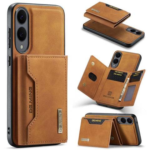 DG.MING M2 Series 3-Fold Multi Card Bag + Magnetic Phone Case, For Galaxy S26 FE 5G, For Samsung Galaxy S26+ 5G, For Samsung Galaxy S26 Ultra 5G, For Samsung Galaxy S26 5G, For Samsung Galaxy S25 FE 5G, For Samsung Galaxy S25 Edge 5G, For Galaxy S25 5G...