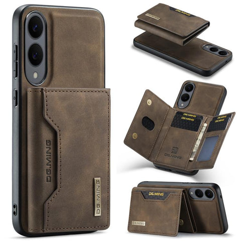 DG.MING M2 Series 3-Fold Multi Card Bag + Magnetic Phone Case, For Galaxy S26 FE 5G, For Samsung Galaxy S26+ 5G, For Samsung Galaxy S26 Ultra 5G, For Samsung Galaxy S26 5G, For Samsung Galaxy S25 FE 5G, For Samsung Galaxy S25 Edge 5G, For Galaxy S25 5G...