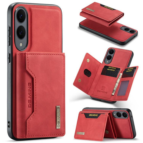 DG.MING M2 Series 3-Fold Multi Card Bag + Magnetic Phone Case, For Galaxy S26 FE 5G, For Samsung Galaxy S26+ 5G, For Samsung Galaxy S26 Ultra 5G, For Samsung Galaxy S26 5G, For Samsung Galaxy S25 FE 5G, For Samsung Galaxy S25 Edge 5G, For Galaxy S25 5G...