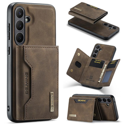 DG.MING M2 Series 3-Fold Multi Card Bag + Magnetic Phone Case, For Galaxy S26 FE 5G, For Samsung Galaxy S26+ 5G, For Samsung Galaxy S26 Ultra 5G, For Samsung Galaxy S26 5G, For Samsung Galaxy S25 FE 5G, For Samsung Galaxy S25 Edge 5G, For Galaxy S25 5G...