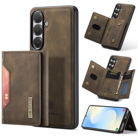 DG.MING M2 Series 3-Fold Multi Card Bag + Magnetic Phone Case, For Galaxy S26 FE 5G, For Samsung Galaxy S26+ 5G, For Samsung Galaxy S26 Ultra 5G, For Samsung Galaxy S26 5G, For Samsung Galaxy S25 FE 5G, For Samsung Galaxy S25 Edge 5G, For Galaxy S25 5G...