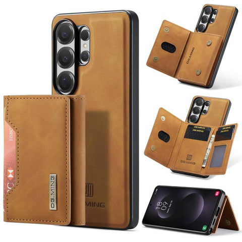 DG.MING M2 Series 3-Fold Multi Card Bag + Magnetic Phone Case, For Galaxy S26 FE 5G, For Samsung Galaxy S26+ 5G, For Samsung Galaxy S26 Ultra 5G, For Samsung Galaxy S26 5G, For Samsung Galaxy S25 FE 5G, For Samsung Galaxy S25 Edge 5G, For Galaxy S25 5G...