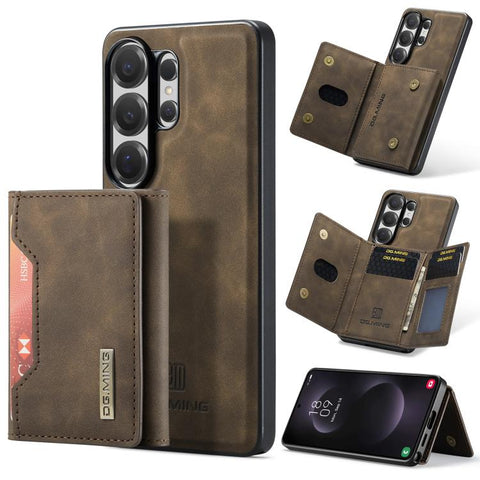 DG.MING M2 Series 3-Fold Multi Card Bag + Magnetic Phone Case, For Galaxy S26 FE 5G, For Samsung Galaxy S26+ 5G, For Samsung Galaxy S26 Ultra 5G, For Samsung Galaxy S26 5G, For Samsung Galaxy S25 FE 5G, For Samsung Galaxy S25 Edge 5G, For Galaxy S25 5G...