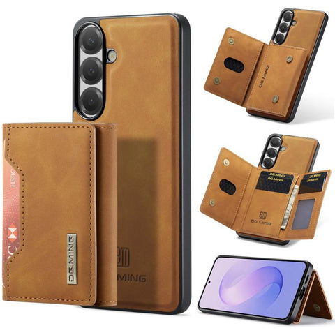DG.MING M2 Series 3-Fold Multi Card Bag + Magnetic Phone Case, For Galaxy S26 FE 5G, For Samsung Galaxy S26+ 5G, For Samsung Galaxy S26 Ultra 5G, For Samsung Galaxy S26 5G, For Samsung Galaxy S25 FE 5G, For Samsung Galaxy S25 Edge 5G, For Galaxy S25 5G...