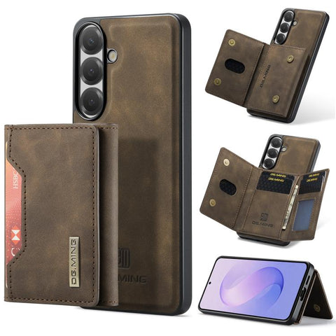 DG.MING M2 Series 3-Fold Multi Card Bag + Magnetic Phone Case, For Galaxy S26 FE 5G, For Samsung Galaxy S26+ 5G, For Samsung Galaxy S26 Ultra 5G, For Samsung Galaxy S26 5G, For Samsung Galaxy S25 FE 5G, For Samsung Galaxy S25 Edge 5G, For Galaxy S25 5G...