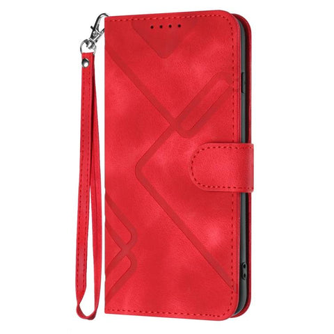Line Pattern Skin Feel Leather Phone Case, For Galaxy S26 FE 5G, For Samsung Galaxy S26 Edge 5G, For Samsung Galaxy S26 Ultra 5G, For Samsung Galaxy S26 5G, For Samsung Galaxy S25 FE 5G, For Samsung Galaxy S25 5G, For Samsung Galaxy S25+ 5G            ...