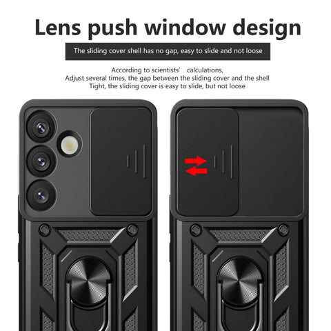 Sliding Camera Cover Design TPU+PC Phone Case, For Samsung Galaxy S25+ 5G, For Samsung Galaxy S25 Ultra 5G