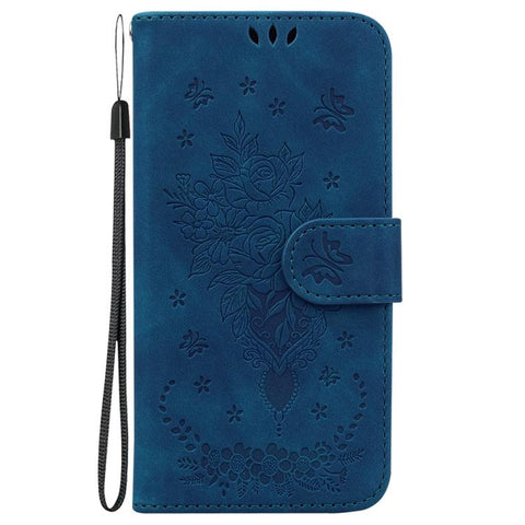 Butterfly Rose Embossed Leather Phone Case, For Samsung Galaxy S26+ 5G, For Samsung Galaxy S26 Edge 5G, For Samsung Galaxy S26 Ultra 5G, For Samsung Galaxy S26 5G, For Samsung Galaxy S25 FE 5G, For Samsung Galaxy S25 Edge 5G, For Samsung Galaxy S25 5G ...