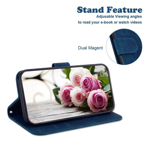 Butterfly Rose Embossed Leather Phone Case, For Samsung Galaxy S26+ 5G, For Samsung Galaxy S26 Edge 5G, For Samsung Galaxy S26 Ultra 5G, For Samsung Galaxy S26 5G, For Samsung Galaxy S25 FE 5G, For Samsung Galaxy S25 Edge 5G, For Samsung Galaxy S25 5G ...