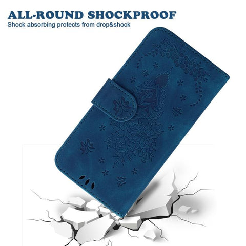 Butterfly Rose Embossed Leather Phone Case, For Samsung Galaxy S26+ 5G, For Samsung Galaxy S26 Edge 5G, For Samsung Galaxy S26 Ultra 5G, For Samsung Galaxy S26 5G, For Samsung Galaxy S25 FE 5G, For Samsung Galaxy S25 Edge 5G, For Samsung Galaxy S25 5G ...