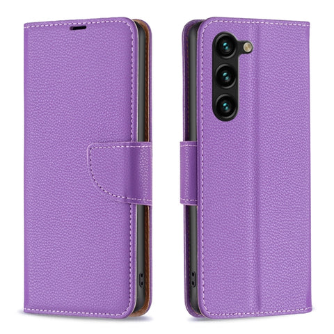 Litchi Texture Pure Color Flip Leather Phone Case, For Samsung Galaxy S25 5G, For Samsung Galaxy S25+ 5G