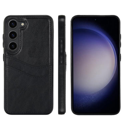 Litchi Leather Skin Card Slots Phone Case, For Samsung Galaxy S26+ 5G, For Samsung Galaxy S26 Ultra 5G, For Samsung Galaxy S26 5G, For Samsung Galaxy S25 Edge 5G, For Samsung Galaxy S25 5G, For Samsung Galaxy S25+ 5G, For Samsung Galaxy S25 Ultra 5G   ...