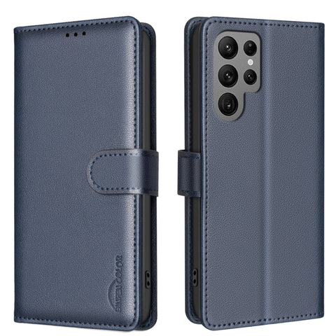 Litchi Texture RFID Anti-theft Leather Phone Case, For Samsung Galaxy S25 Edge 5G, For Samsung Galaxy S25 Ultra 5G