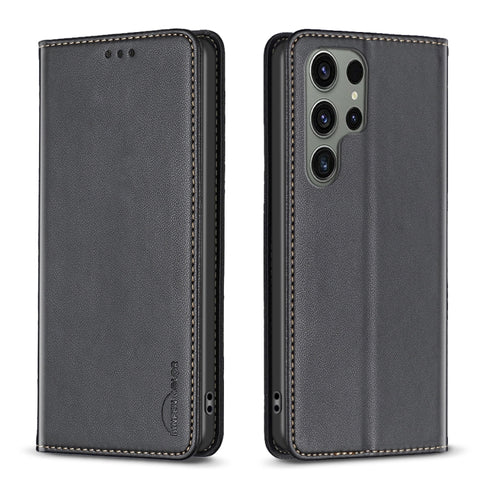 Magnetic Leather Phone Case, For Samsung Galaxy S25 Ultra 5G