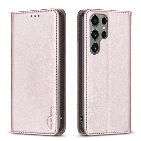 Magnetic Leather Phone Case, For Samsung Galaxy S25 Ultra 5G