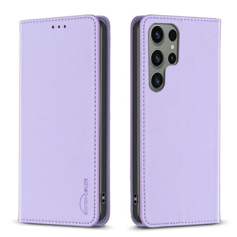Magnetic Leather Phone Case, For Samsung Galaxy S25 Ultra 5G