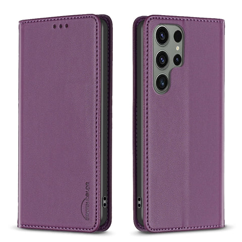 Magnetic Leather Phone Case, For Samsung Galaxy S25 Ultra 5G