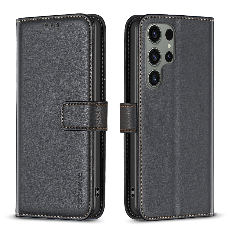 Magnetic Buckle Leather Phone Case, For Samsung Galaxy S25 Ultra 5G