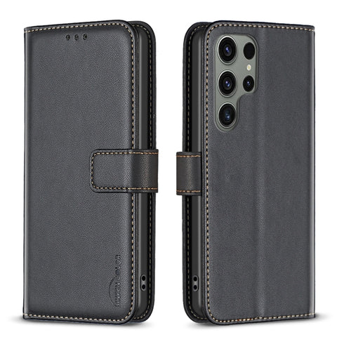 Magnetic Buckle Leather Phone Case, For Samsung Galaxy S25 Ultra 5G